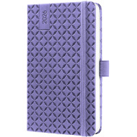 sigel Taschenkalender Jolie Flair 2026, Kunstleder, violett