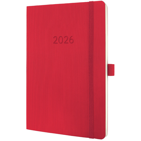 sigel Buchkalender Conceptum 2026, ca. DIN A5, grau