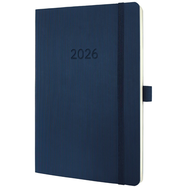 sigel Buchkalender Conceptum 2026, ca. DIN A5, grau