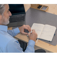 sigel Buchkalender Conceptum 2026, ca. DIN A5, grau