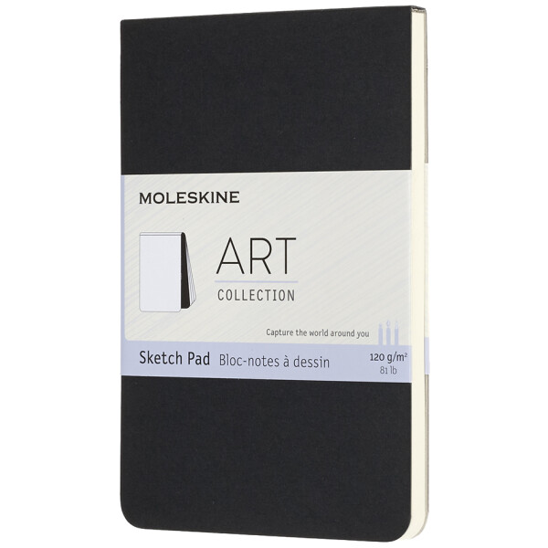 MOLESKINE Skizzenblock, L A5, 120g qm, Karton, schwarz