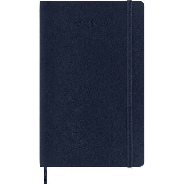 MOLESKINE Buchkalender 2025 2026, 18 Monate, L A5, blau