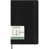 MOLESKINE Buchkalender 2025 2026, 18 Monate, L A5, blau