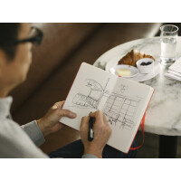 MOLESKINE Notizbuch, P A6, blanko, Hardcover, blau