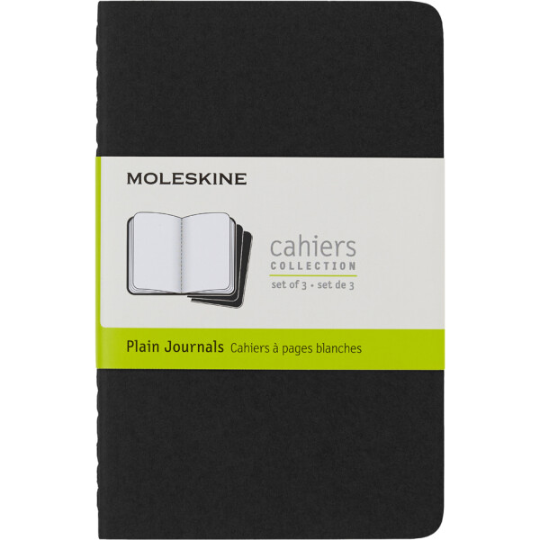 MOLESKINE Notizheft Cahier, L A5, liniert, Karton, schwarz