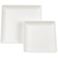 NATURE Star Zuckerrohr-Teller Eleganza, quadratisch, 220 mm