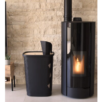 EDA Pellets-Aufbewahrungsbox, 70 Liter, schwarz