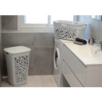 EDA Wäschebox ALMERIA, mit Deckel, 60 Liter, PP,...