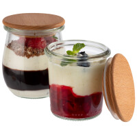 APS Deckel für Weck-Gläser, Buchenholz, 12er Set