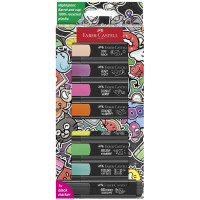 FABER-CASTELL Textmarker TEXTLINER 46 GRAFFITI, 8er Etui