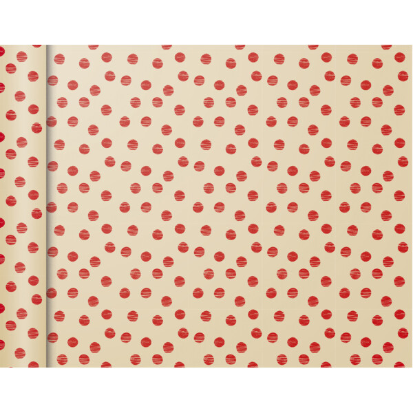 Clairefontaine Geschenkpapier "Tiny Rolls Quadrate rot"