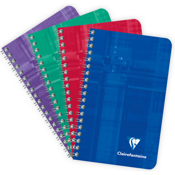 Clairefontaine Spiralheft, 75 x 120 mm, blanko