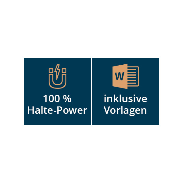 AVERY Zweckform Namensschild, 70 x 30 mm, silber, 10er Set