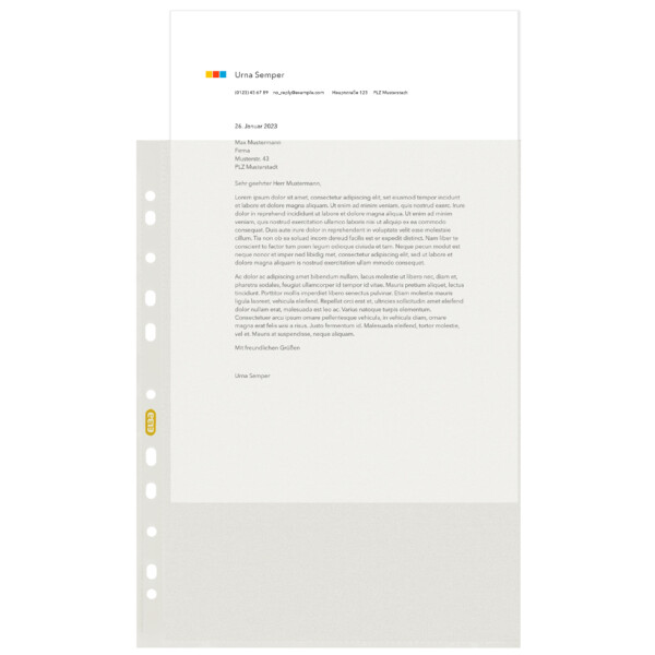 ELBA Prospekthülle Recycling, DIN A4, 0,08 mm, transluzent