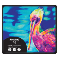 Pelikan Sechskant-Buntstifte Premium, 24er Metalletui