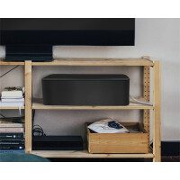 LogiLink Kabelbox-Set, 3 Größen, schwarz