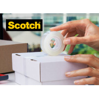 3M Scotch Klebefilm Crystal Clear 600, 19 mm x 25 m