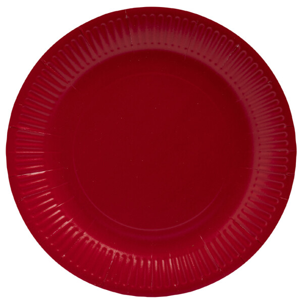 PROnappe Papp-Teller, rund, 230 mm, rosa