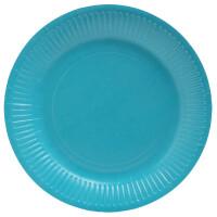PROnappe Papp-Teller, rund, 230 mm, rosa