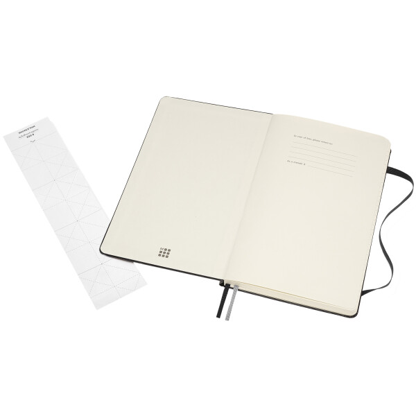 MOLESKINE Skizzenbuch Bullet Notebook,L A5, 120g qm, schwarz