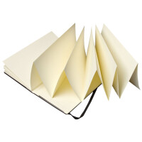 MOLESKINE Japanisches Album, 165g qm, L A5, Hardcover, sw