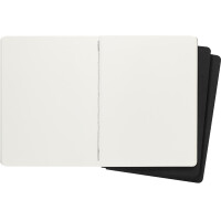MOLESKINE Notizheft Cahier, XL, kariert, Karton, schwarz