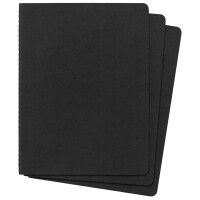 MOLESKINE Notizheft Cahier, XL, kariert, Karton, schwarz