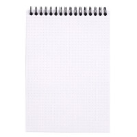 RHODIA Spiralnotizblock No. 16, DIN A5, kariert, schwarz