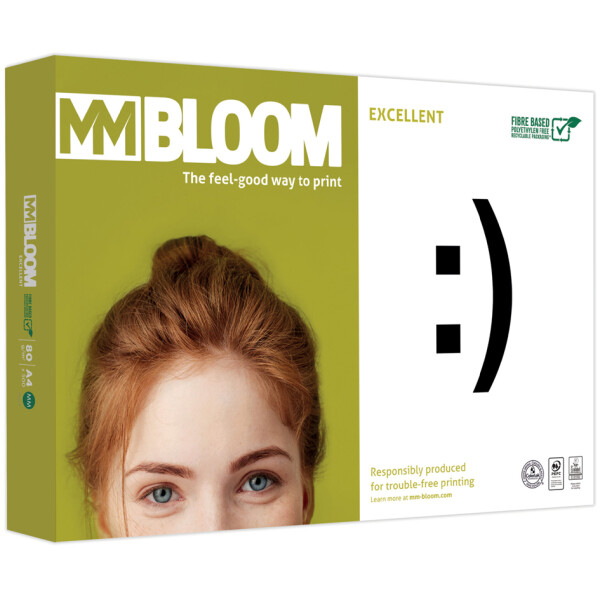 BLOOM Multifunktionspapier EXCELLENT, A4, 80 g qm, weiß