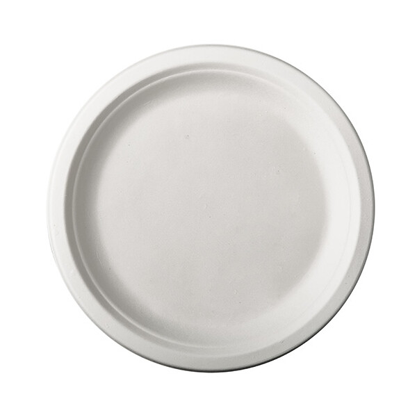 PAPSTAR Zuckerrohr-Teller "pure", rund, 180 mm, 50er