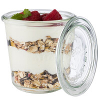 APS Weck-Glas mit Deckel, Sturz-Form, 140 ml, 12er Set