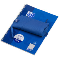 Oxford Schlamper-Etui "Stand-Up", Polyester, blau