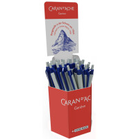 CARAN DACHE Druckkugelschreiber Eco, blau, 30er Display