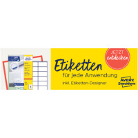 AVERY Zweckform Universal-Etiketten, 105 x 74 mm, weiß