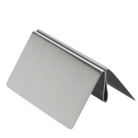 deflecto Prospekt- und Kartenhalter, Edelstahl