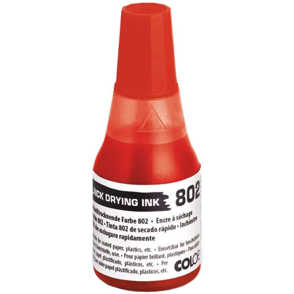 COLOP Stempelfarbe 802, schnelltrocknend, 25 ml, blau