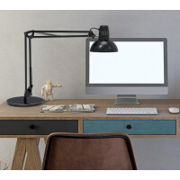 MAUL Tischleuchte MAULstudy, mit Standfuß, silber