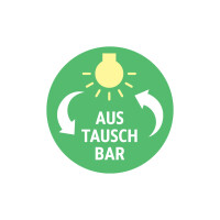 MAUL LED-Tischleuchte MAULstudy, mit Standfuß, weiß