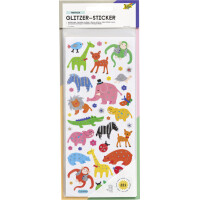 folia Glitzer-Sticker "Exotic"