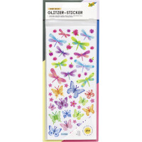 folia Glitzer-Sticker "Exotic"