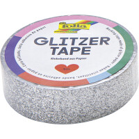 folia Deko-Klebeband Glitzer-Tape, 15 mm x 5 m, türkis