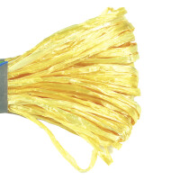 folia Edelbast, 30 m Bündel, bananengelb