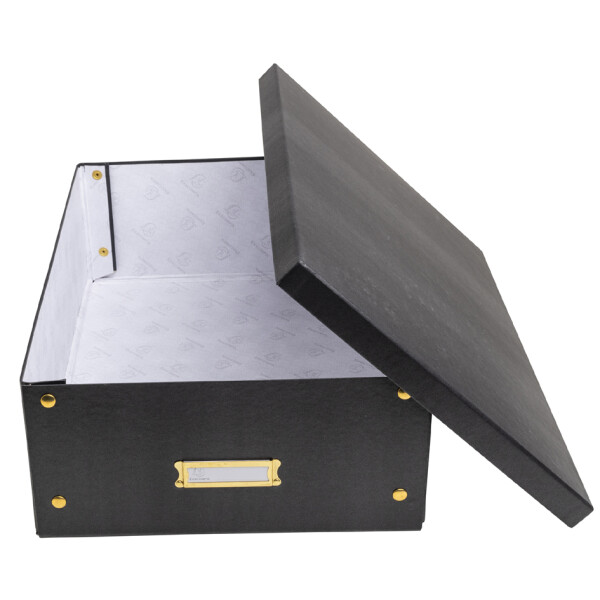 EXACOMPTA Ablagebox Neo Deco, DIN A4+, schwarz