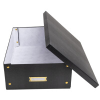 EXACOMPTA Ablagebox Neo Deco, DIN A4+, schwarz