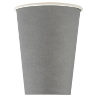 PROnappe Papp-Trinkbecher, grau, 0,2 l