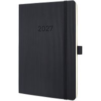 sigel Buchkalender Conceptum 2027, ca. DIN A5, schwarz