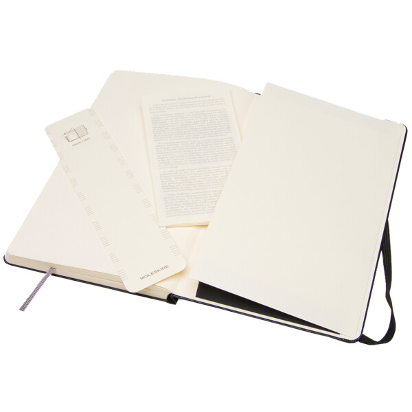 MOLESKINE Musik-Notizbuch, L A5, 100g qm, Hardcover, schwarz