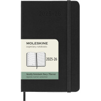 MOLESKINE Taschenkalender 2025 2026, 18 Monate, P A6,hellrot