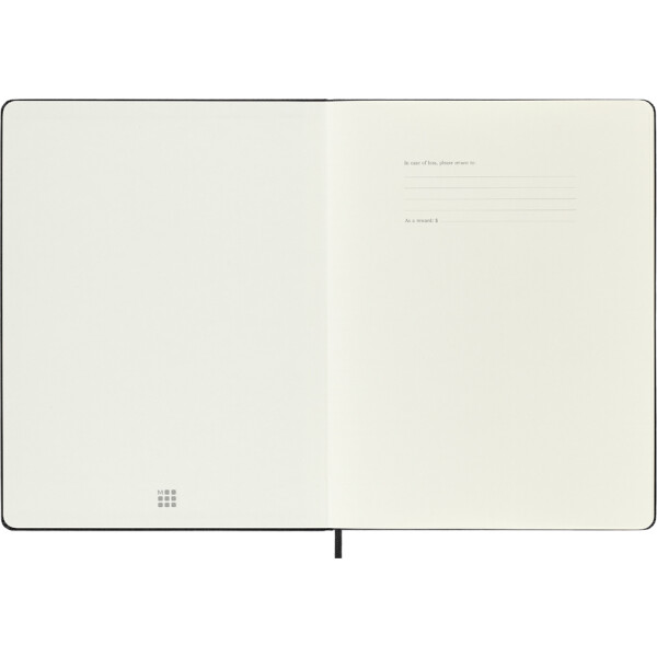 MOLESKINE Notizbuch, XL, blanko, Hardcover, schwarz