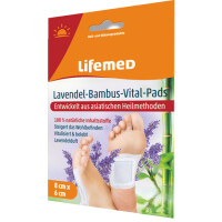 Lifemed Bambus-Vital-Pads Lavendel, 80 x 60 mm, 2er Pack